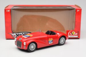 Ferrari 166 MM Barchetta Rood Hot Wheels 1:18 B6054 Metaal — afbeelding 8 van 8