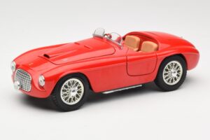Ferrari 166 MM Barchetta Rood Hot Wheels 1:18 B6054-1 Metaal