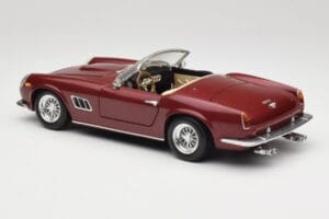 Ferrari 250 GT California Spider LWB Donkerrood Hot Wheels 1:18 25727 Metaal — afbeelding 7 van 8