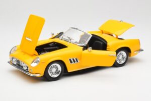 Ferrari 250 GT California Spider Geel Hot Wheels 1:18 23905 Metaal — afbeelding 2 van 8