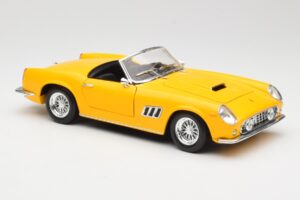 Ferrari 250 GT California Spider Geel Hot Wheels 1:18 23905 Metaal — afbeelding 6 van 8