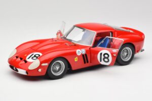 Ferrari 250 GTO #18 P. Rodriguez Daytona Continental 3 Hours Winner 1963 Kyosho 1:18 08438F Metaal — afbeelding 2 van 8