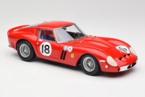 Ferrari 250 GTO #18 P. Rodriguez Daytona Continental 3 Hours Winner 1963 Kyosho 1:18 08438F Metaal — afbeelding 6 van 8