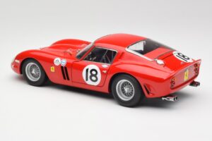 Ferrari 250 GTO #18 P. Rodriguez Daytona Continental 3 Hours Winner 1963 Kyosho 1:18 08438F Metaal — afbeelding 7 van 8