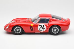 Ferrari 250 GTO #24 J. Blaton / G. Langlois 2nd 24 Hours of Le Mans 1963 Kyosho 1:18 08432C Metaal — afbeelding 4 van 8