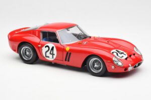 Ferrari 250 GTO #24 J. Blaton / G. Langlois 2nd 24 Hours of Le Mans 1963 Kyosho 1:18 08432C Metaal — afbeelding 6 van 8