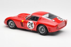 Ferrari 250 GTO #24 J. Blaton / G. Langlois 2nd 24 Hours of Le Mans 1963 Kyosho 1:18 08432C Metaal — afbeelding 7 van 8