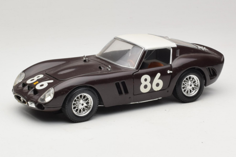Ferrari 250 GTO #86 Zwart Bburago 1:18 3011-B1 Metaal