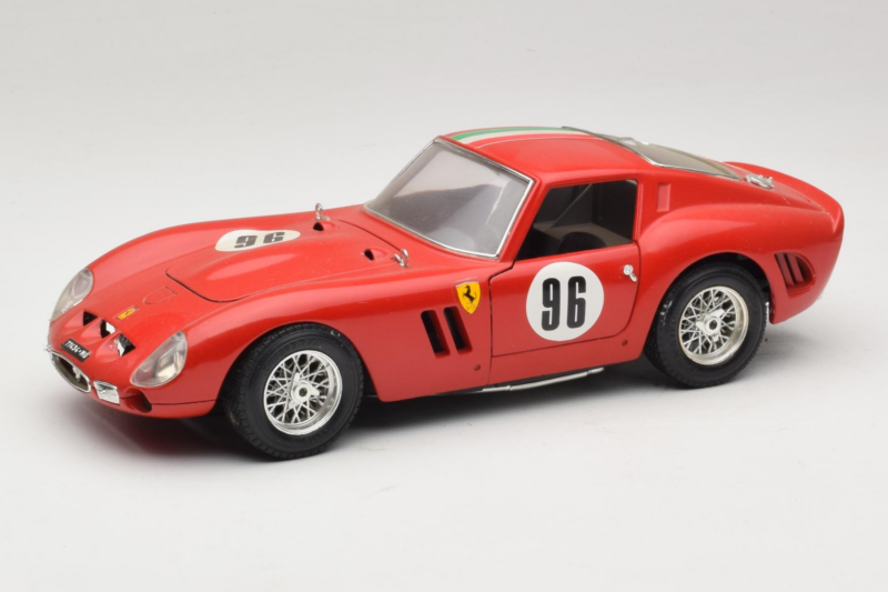 Ferrari 250 GTO #96 Rood Italiaanse Vlag 1962 Bburago 1:18 3011-P2 Metaal