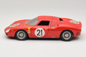 Ferrari 250 LM #21 M. Gregory / J. Rindt 24 Hours of Le Mans 1965 Bburago 1:18 3033-P2 Metaal — afbeelding 4 van 8