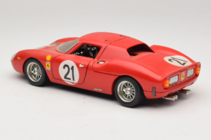 Ferrari 250 LM #21 M. Gregory / J. Rindt 24 Hours of Le Mans 1965 Bburago 1:18 3033-P2 Metaal — afbeelding 7 van 8