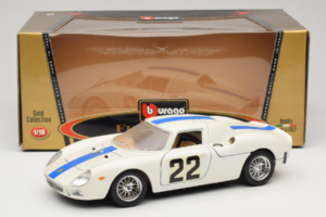 Ferrari 250 LM #22 Wit 1965 Bburago 1:18 3333-W1 Metaal — afbeelding 8 van 8