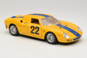 Ferrari 250 LM #22 Geel 1965 Bburago 1:18 3333-Y1 Metaal — afbeelding 6 van 8