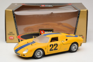 Ferrari 250 LM #22 Geel 1965 Bburago 1:18 3333-Y1 Metaal — afbeelding 8 van 8