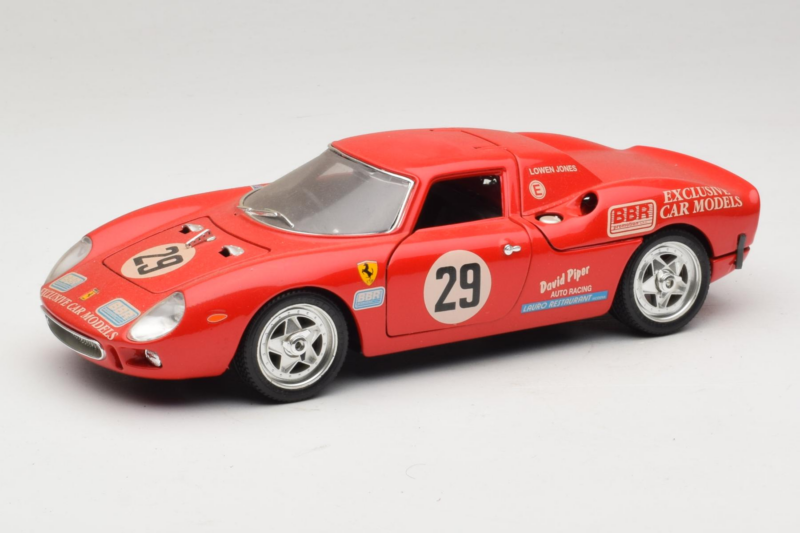 Ferrari 250 LM #29 Owens / Jones Monza 1992 Gelimiteerde Editie Bburago 1:18 3033-P3 Metaal