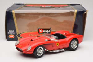 Ferrari 250 Testa Rossa #14 Rood Replacement Box 1957 Bburago 1:18 3007-R1 Metaal — afbeelding 8 van 8