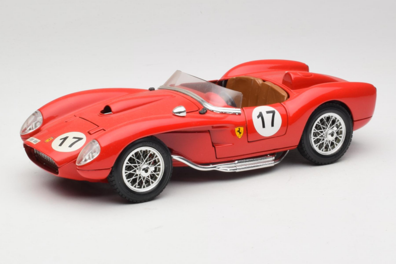 Ferrari 250 Testa Rossa #17 Rood 1957 Bburago 1:18 3007-R4 Metaal