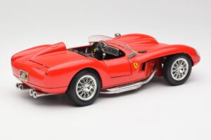 Ferrari 250 Testa Rossa Rood Bburago 1:18 3007 Metaal — afbeelding 3 van 8