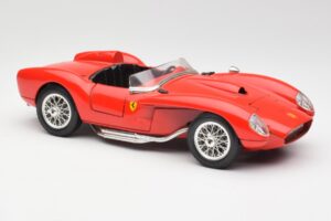 Ferrari 250 Testa Rossa Rood Bburago 1:18 3007 Metaal — afbeelding 6 van 8