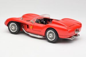 Ferrari 250 Testa Rossa Rood Bburago 1:18 3007 Metaal — afbeelding 7 van 8
