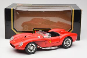 Ferrari 250 Testa Rossa Rood Bburago 1:18 3007 Metaal — afbeelding 8 van 8