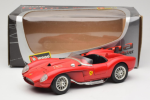 Ferrari 250 Testa Rossa #4 Rood Replacement Box 1957 Bburago 1:18 3007-R6 Metaal — afbeelding 8 van 8