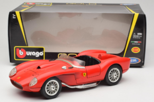 Ferrari 250 Testa Rossa Rood Replacement Box Bburago 1:18 3007-R2 Metaal — afbeelding 8 van 8