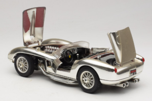 Ferrari 250 Testa Rossa Chrome Zilver Bburago 1:18 3007-C1 Metaal — afbeelding 5 van 8