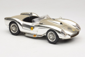 Ferrari 250 Testa Rossa Chrome Zilver Bburago 1:18 3007-C1 Metaal — afbeelding 6 van 8
