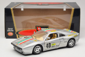 Ferrari 288 GTO #40 Zilver 1984 Bburago 1:18 3027-S1 Metaal — afbeelding 8 van 8
