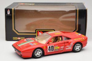 Ferrari 288 GTO Rally #40 Rood 1986 Bburago 1:18 3057-P1 Metaal — afbeelding 8 van 8
