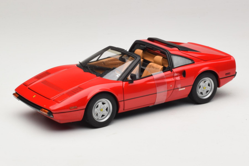 Ferrari 308 GTS Rood Star Collection Magnum P.I. Hot Wheels 1:18 P9908 Metaal