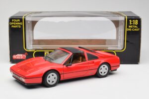 Ferrari 328 GTS Rood Anson 1:18 TY11078 Metaal — afbeelding 8 van 8