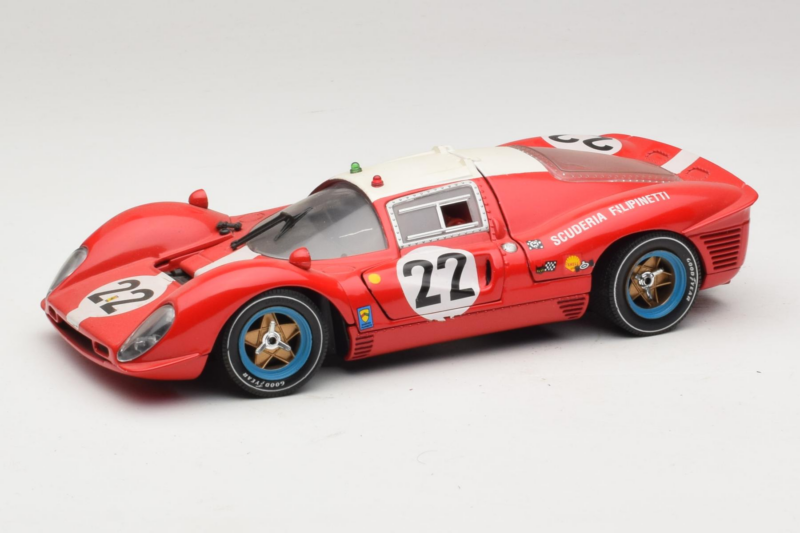 Ferrari 330 P4 #22 Scuderia Filipinetti Poor Condition 1967 Revell 1:18 48825-P1 Metaal