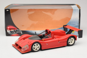 Ferrari 333 SP Rood Met Witte Wielen Hot Wheels 1:18 29230 Metaal — afbeelding 8 van 8