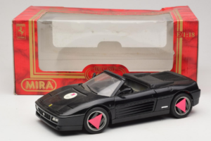 Ferrari 348 Spider Zwart Mira 1:18 6181 Metaal — afbeelding 8 van 8