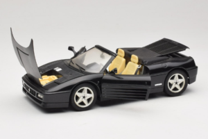 Ferrari 348 Spider Zwart Met Zilveren Wielen Mira 1:18 6918 Metaal — afbeelding 2 van 8