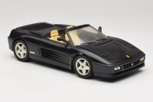 Ferrari 348 Spider Zwart Met Zilveren Wielen Mira 1:18 6918 Metaal — afbeelding 6 van 8