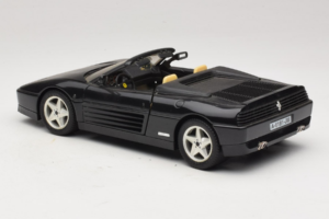 Ferrari 348 Spider Zwart Met Zilveren Wielen Mira 1:18 6918 Metaal — afbeelding 7 van 8