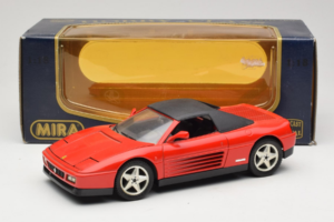Ferrari 348 Spider Rood Mira 1:18 6180 Metaal — afbeelding 8 van 8