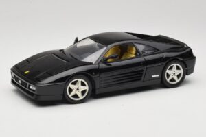Ferrari 348 TB Zwart Mira 1:18 6101-R1 Metaal