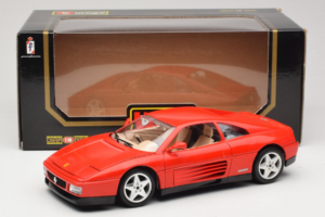 Ferrari 348 tb Rood Bburago 1:18 3039 Metaal — afbeelding 8 van 8