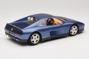 Ferrari 348tb Donkerblauw Metallic Bburago 1:18 3039-B1 Metaal — afbeelding 3 van 8