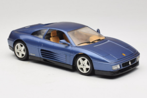 Ferrari 348tb Donkerblauw Metallic Bburago 1:18 3039-B1 Metaal — afbeelding 6 van 8