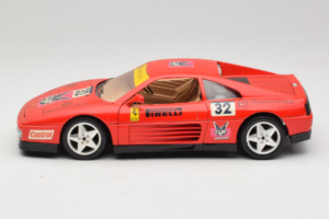 Ferrari 348 TB #32 Pirelli Rood 1989 Bburago 1:18 3039-P1 Metaal — afbeelding 4 van 8