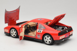 Ferrari 348 TB #32 Pirelli Rood 1989 Bburago 1:18 3039-P1 Metaal — afbeelding 5 van 8