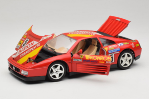 Ferrari 348 TB #5 Monroe Rood 1989 Bburago 1:18 3039-M1 Metaal — afbeelding 2 van 8
