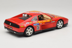 Ferrari 348 TB #5 Monroe Rood 1989 Bburago 1:18 3039-M1 Metaal — afbeelding 3 van 8