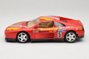 Ferrari 348 TB #5 Monroe Rood 1989 Bburago 1:18 3039-M1 Metaal — afbeelding 4 van 8