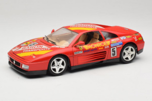 Ferrari 348 TB #5 Monroe Rood 1989 Bburago 1:18 3039-M1 Metaal